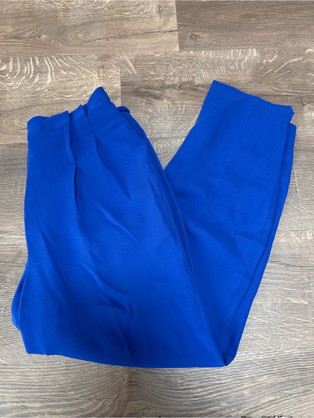 Boden Classic High-Waist Wide-Leg Pants in Cobalt Blue (6R)